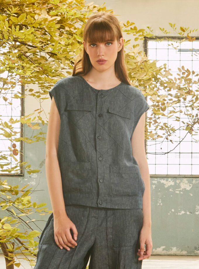 SS25 Denim Vest BL-9250104